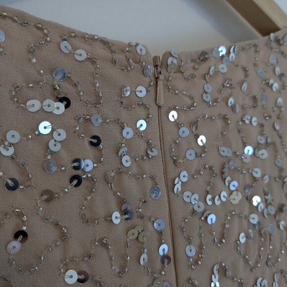 Mac Duggal 10740 Sequin Gown with Embellished Hemlin and Belt - Picture 14 of 16